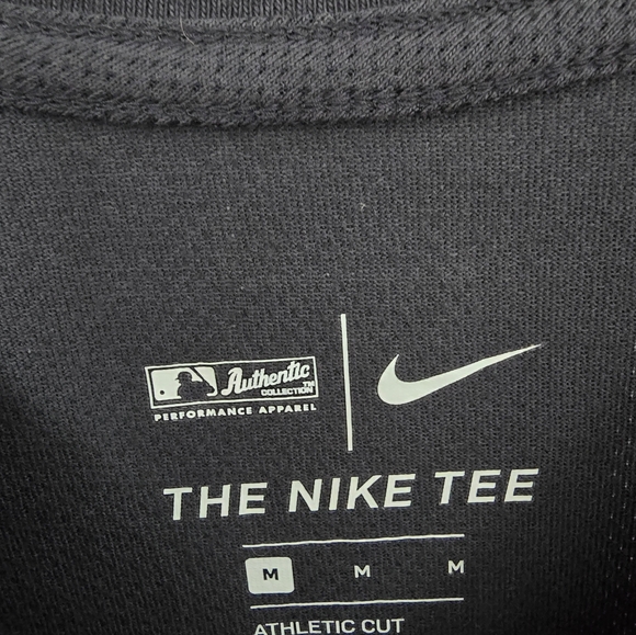 Brand New Nike MLB Detroit Tigers Baseball D Logo T Shirt Mens Size Medium Navy - Picture 5 of 11